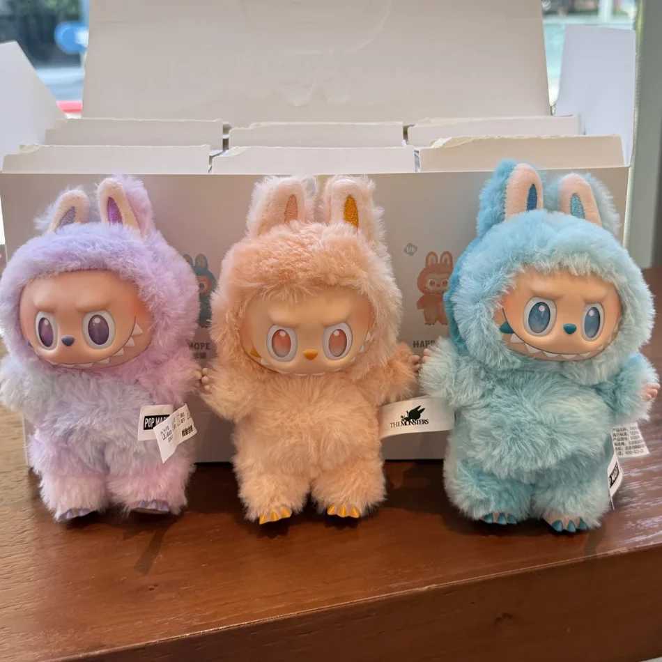 Labubu The Monsters V3 Series Blind Box Teddy Vinyl Base Toy Animated Characters Mysterious Surprise Box Keychain Children Gift T250530