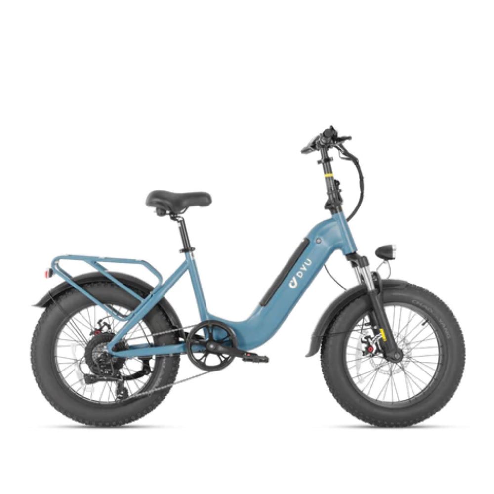 UK Stock 2025 20 inch DYU FF500 Folding E-Bike 250W 48V/14AH Electric bike for Adults 75KM Long range 4.0 Fat tyre ebike 25km/h Fatbike