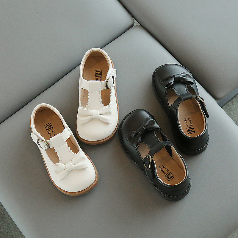 Children Leather Shoes Kids Casual Shoes for Toddlers Little Girls Infants Shoes Kidsnest 2025 New Design Shoes Sizes 5.5C-12.5C K0682