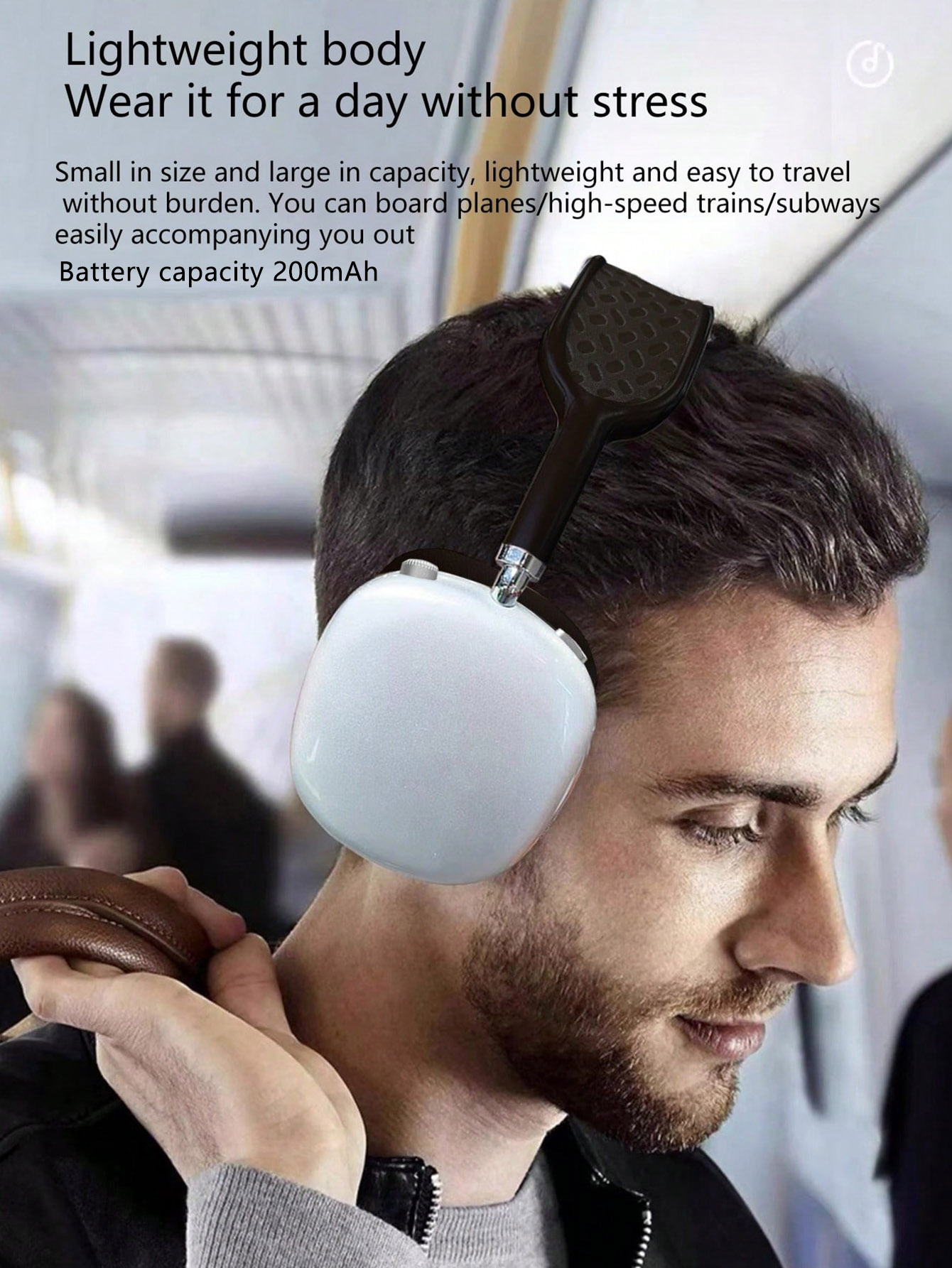 All-New Rotating Over-Ear Bluetooth Headphones with Stereo Surround Sound, Hi-Fi Audio Quality, and Extended Battery Life