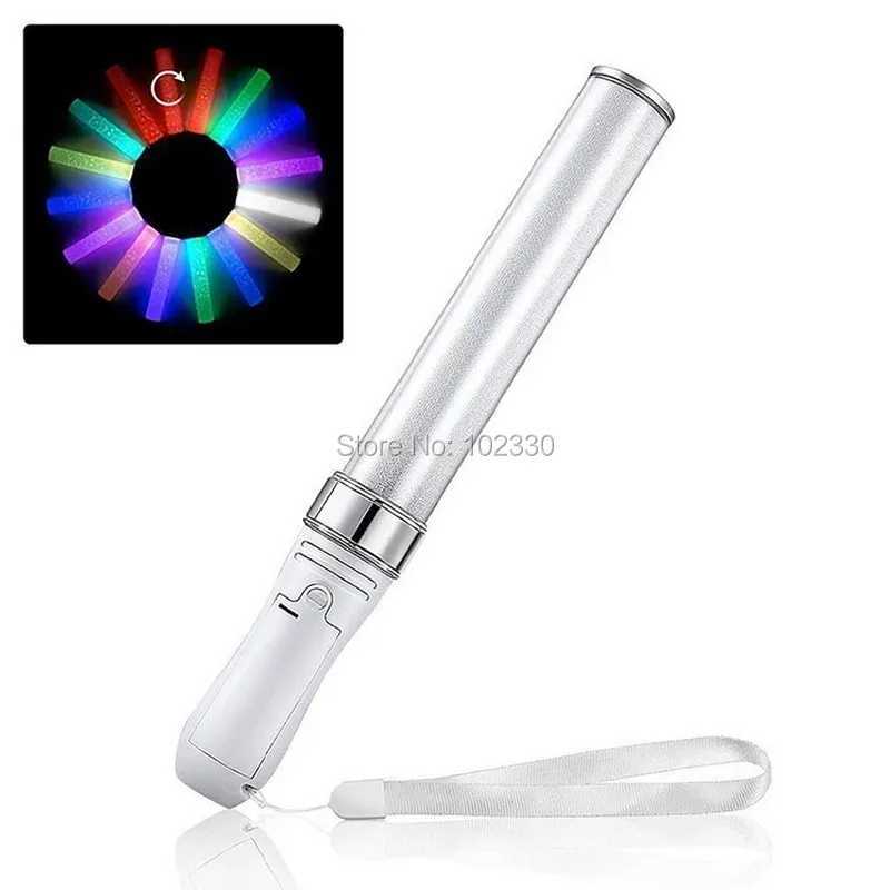 50pcs 25cm High-Brightness LED Concert Penlight 15 colors Magic Party Concert Light Sticks with color change W250528