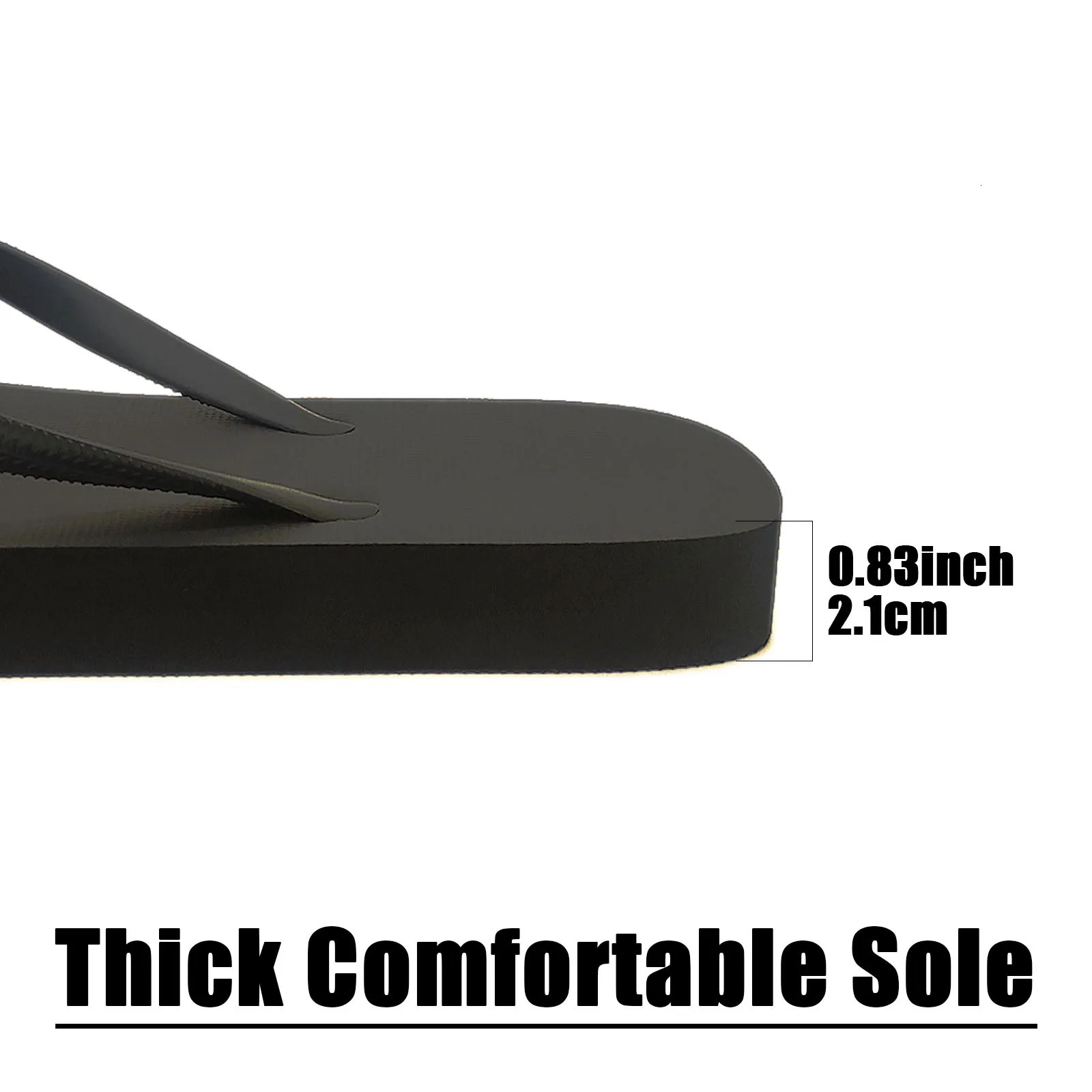 Flip Flops for Men Women Flat Slippers Thick Sole Comfortable Outdoor Beach Sandals Non-Slip Casual Shoes Indoor Shower 250526