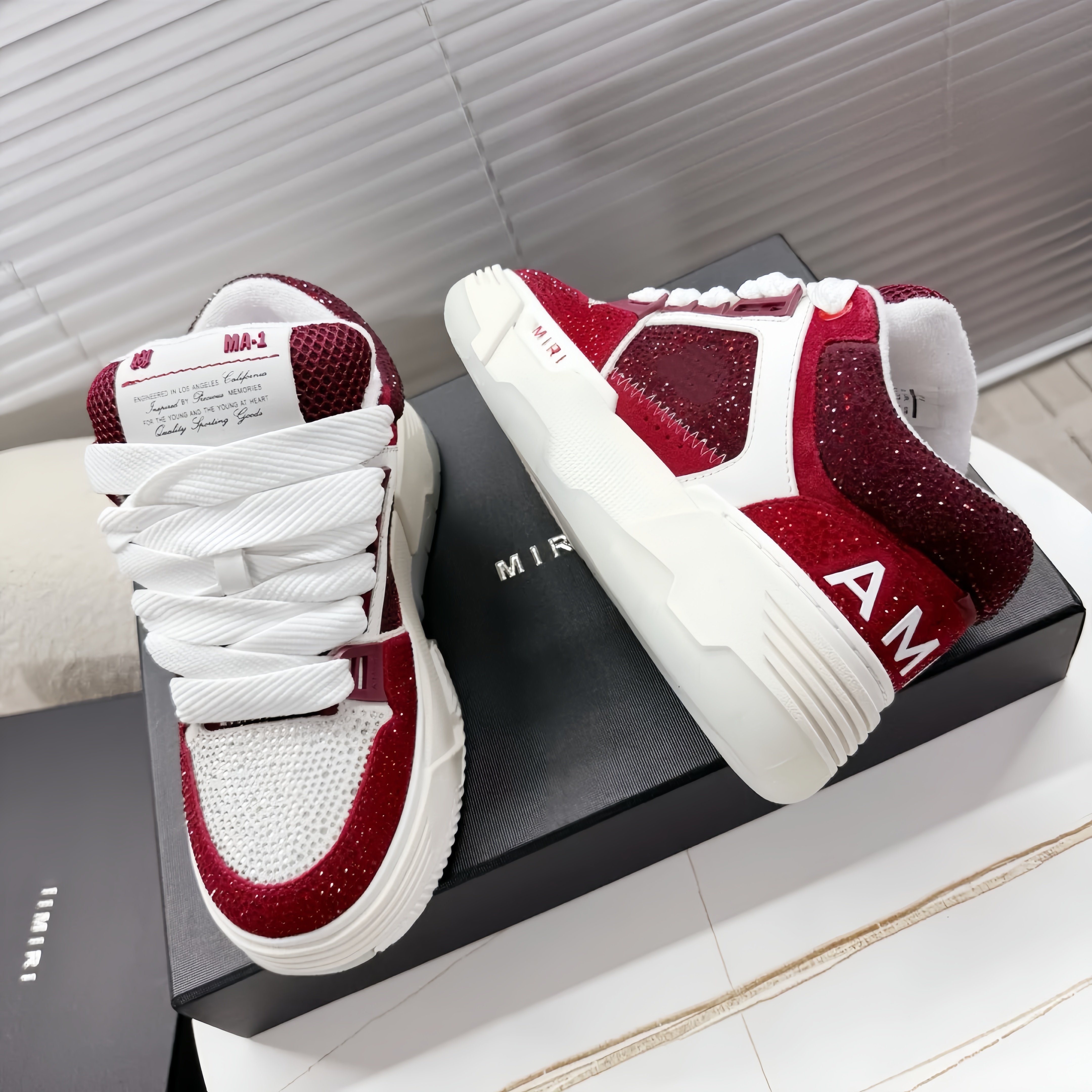 Rhinestones Amishoes platform sneaker Womens Mens Designer Casual Wedge leather Canvas track Outdoor sport shoe Sac Tennis trainer Hike Run walk shoes