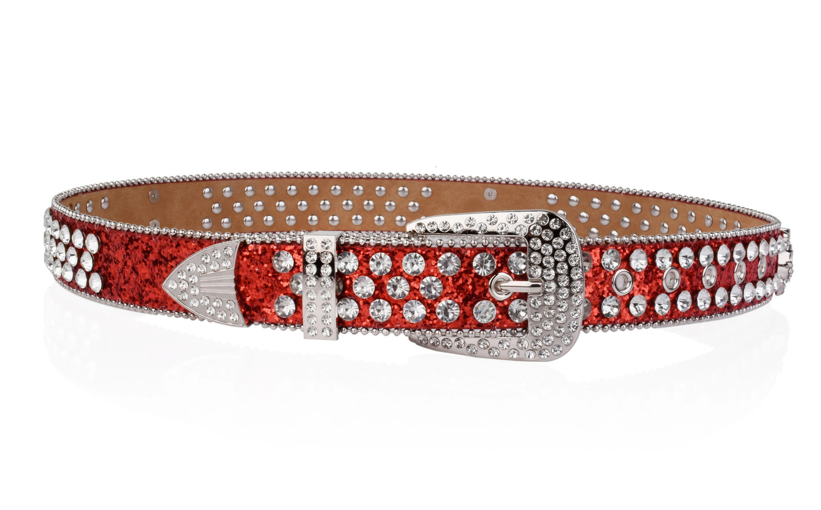Skull Head Genuine Leather Belt Rhinestone Decor Rivet Hip Hop Jeans Belt Vintage Unisex Punk Belt For Women Men 250520