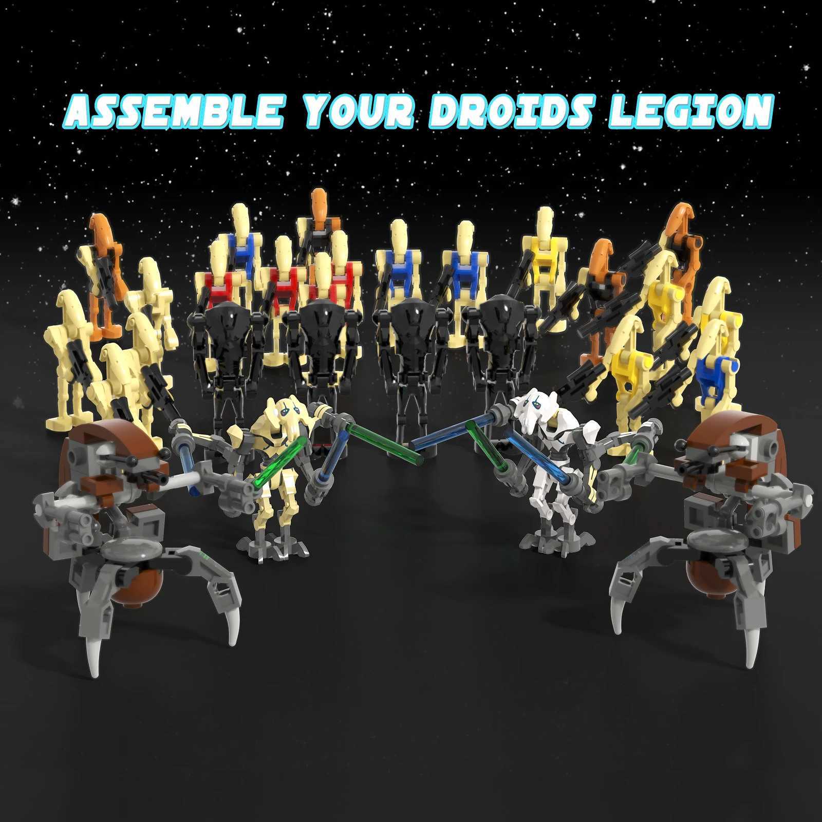 MOC Space Movie War Mini Dolls Attack Building Blocks Set Machine and Destroyer Robot Bricks Toys For Kids Birthday Gifts 28pack Z250528