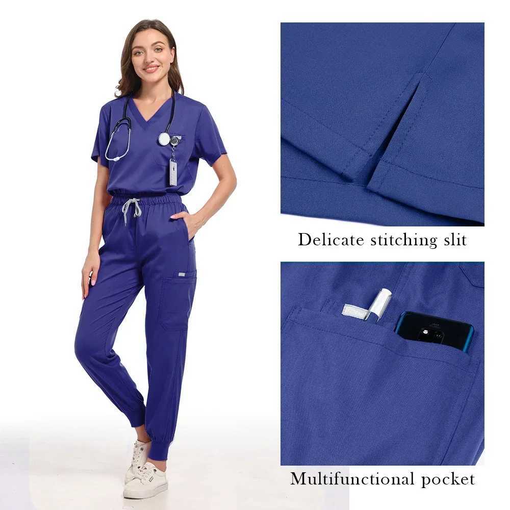 Operating Room Medical Uniform Scrubs Hospital Working Scrubs Set Medical Supplies Nurse Dental Surgery Suit Workwear X2505282