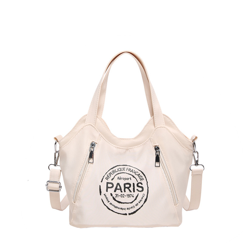 Luxury Brand Designer Bag Korean Style Casual Nylon Tote Bag Cross-Border New Fashion Letter Shoulder Tote Bag Large Capacity Crossbody Bag