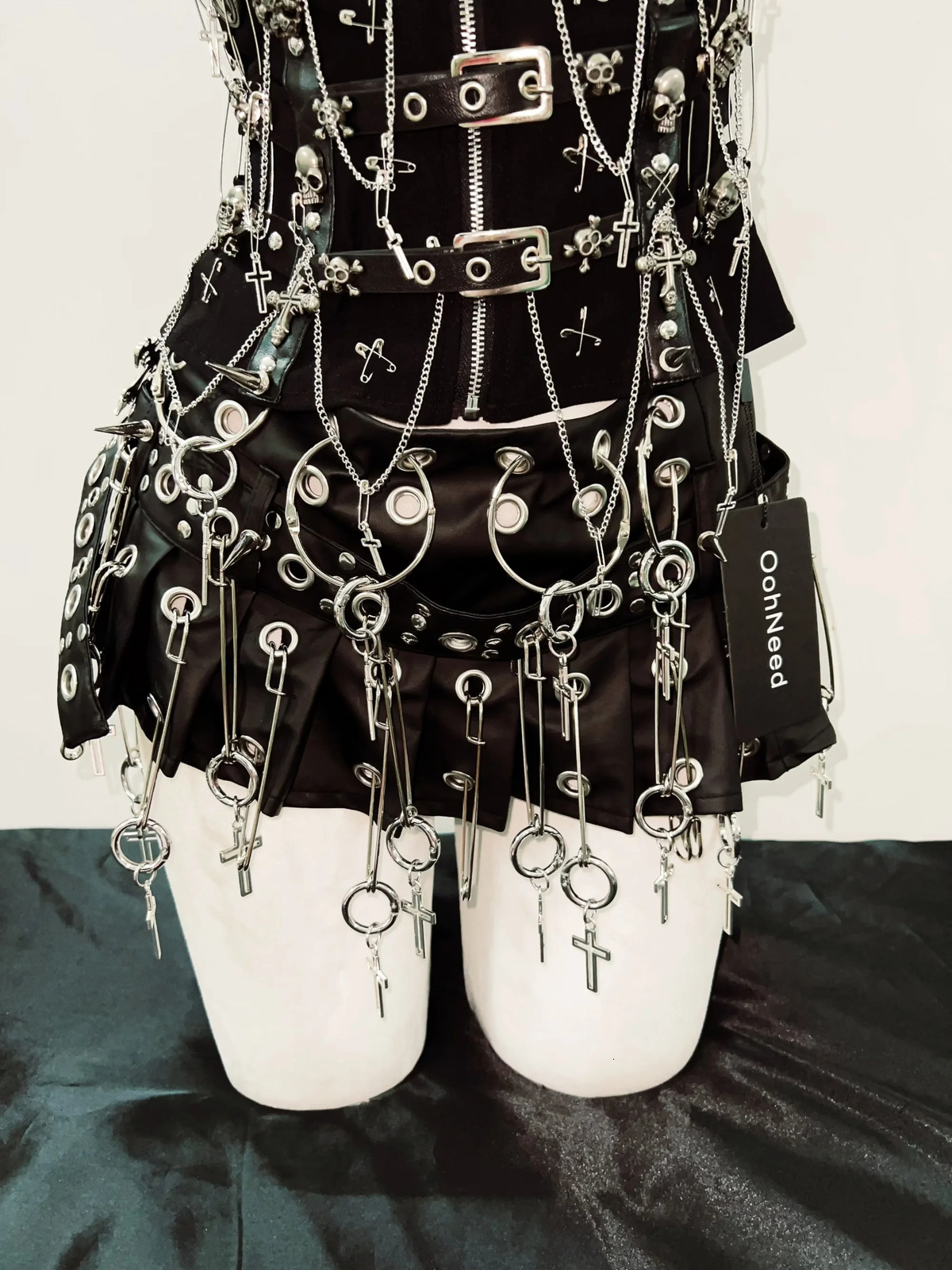 gothic tank tops y2k fashion y2k crop top Cross Tops e girl clothes vintage tops gothic clothes Skull top harajuku tops 250521