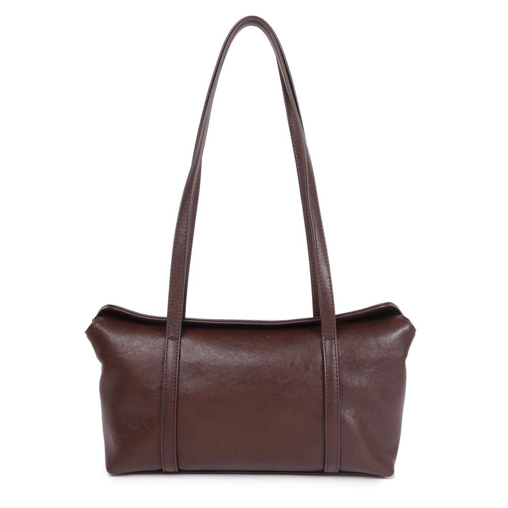 Genuine Leather Fashion Women's Shoulder Designer High Quality Casual Horizontal Large Capacity Ladies Pillow Bag