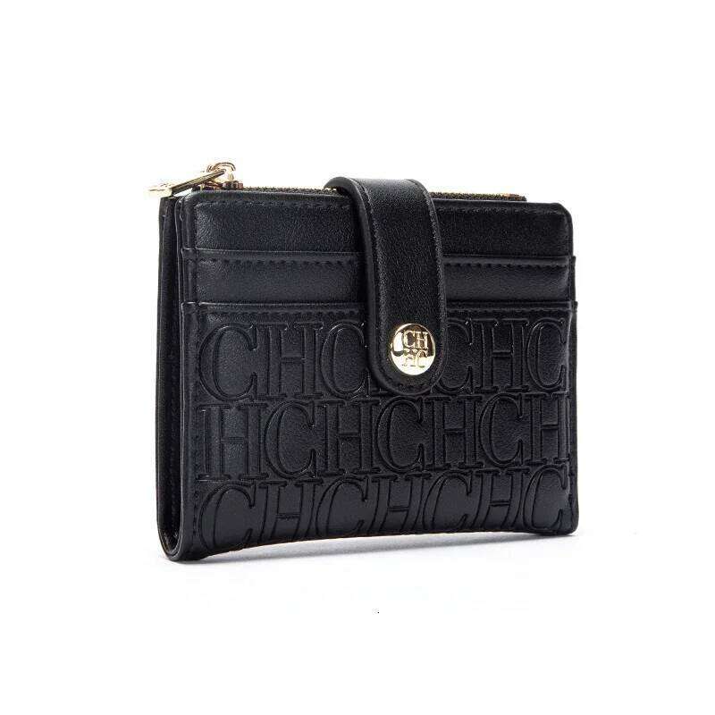 CH Convenient Carrying Small Elegant Card Bag High Quality Temperament Women's Wallet Premium Sense Fashion