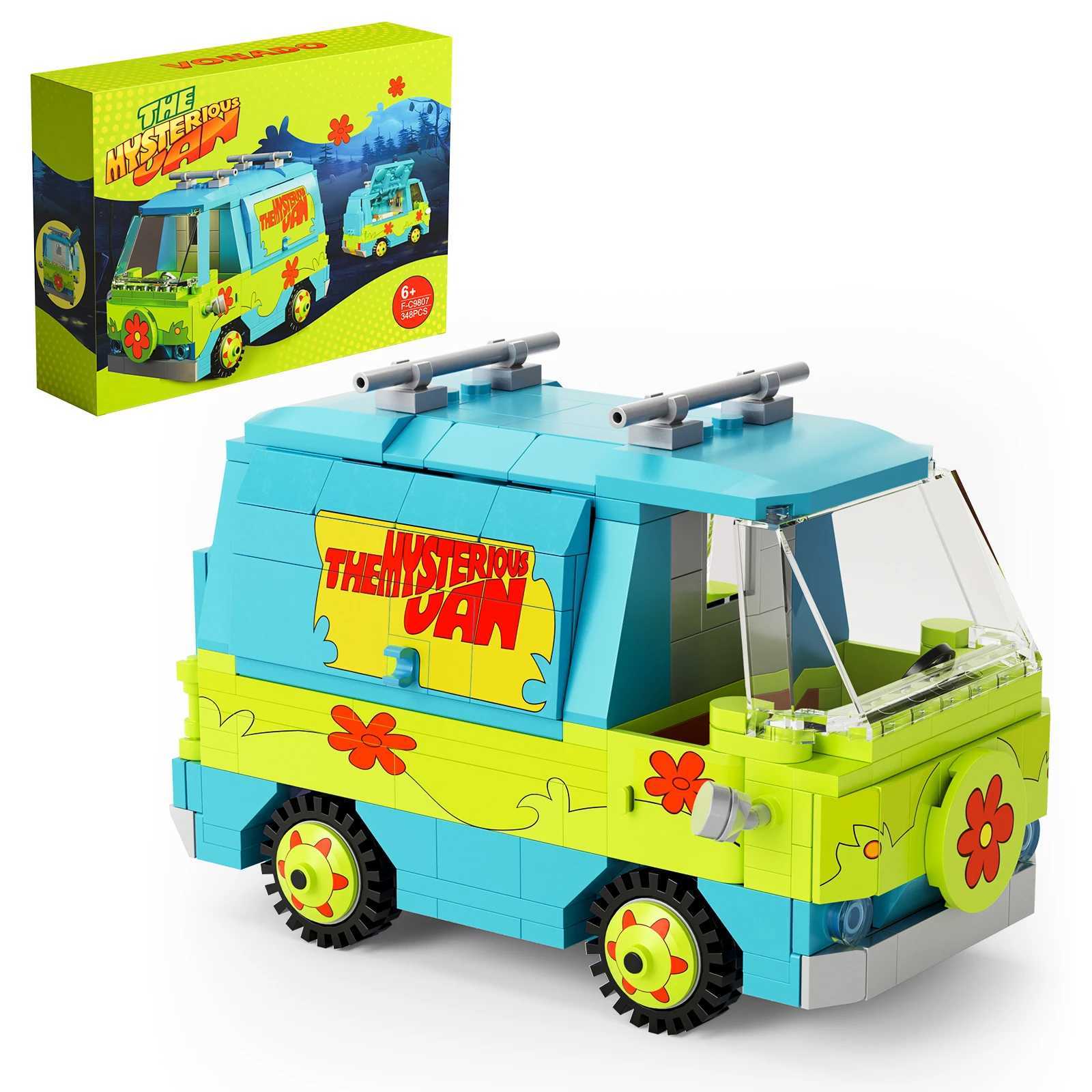 320PCS Mysteryed hine Car Model Kit Building Blocks Movie Scooed Doo Panel Van Vehicle Bricks Toys For Kids Gifts Z250528 Free shipping