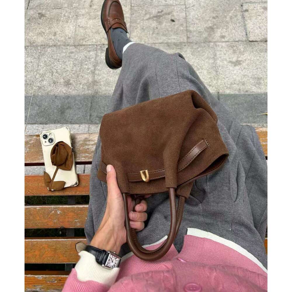Niche Texture Sunshine Homebody Brushed Dumpling Tote for Women 2024 New Handbag Shoulder Crossbody Bag