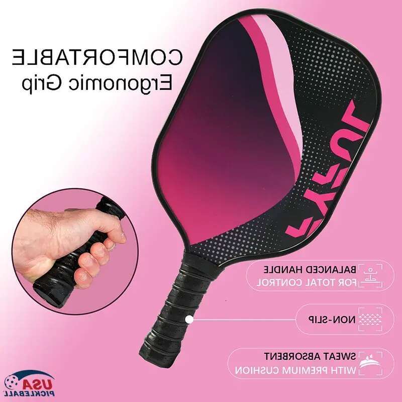 USAPA Approved Hot-Pressed Fiberglass Paddle Outdoor Sports Glass Pickleball Racket Factory Direct Sales