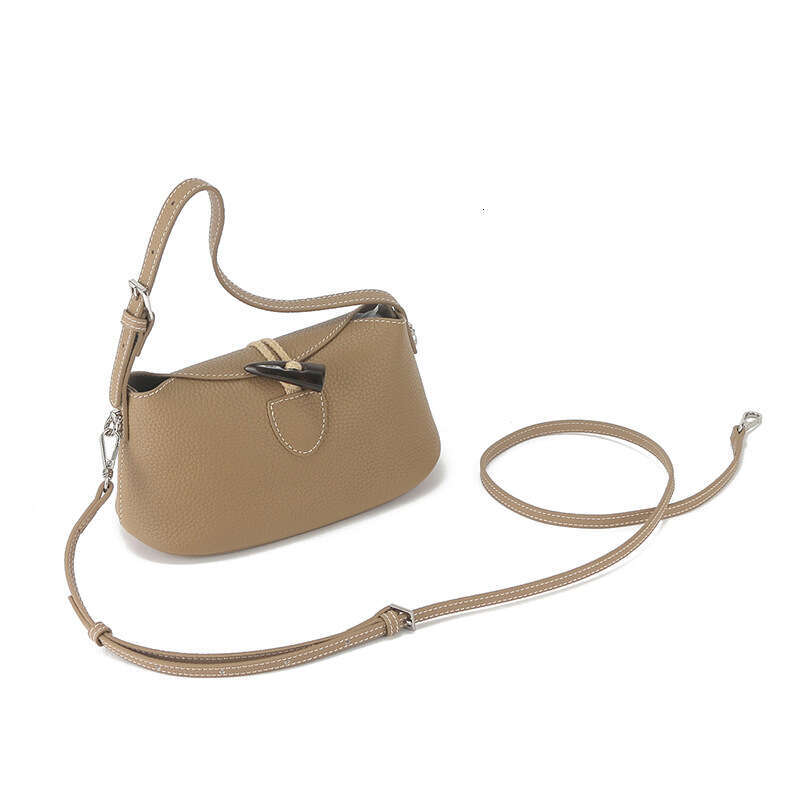 for Women New Style Textured Soft Bucket High-end Genuine Leather Women's Simple Handbag Shoulder Crossbody Bag