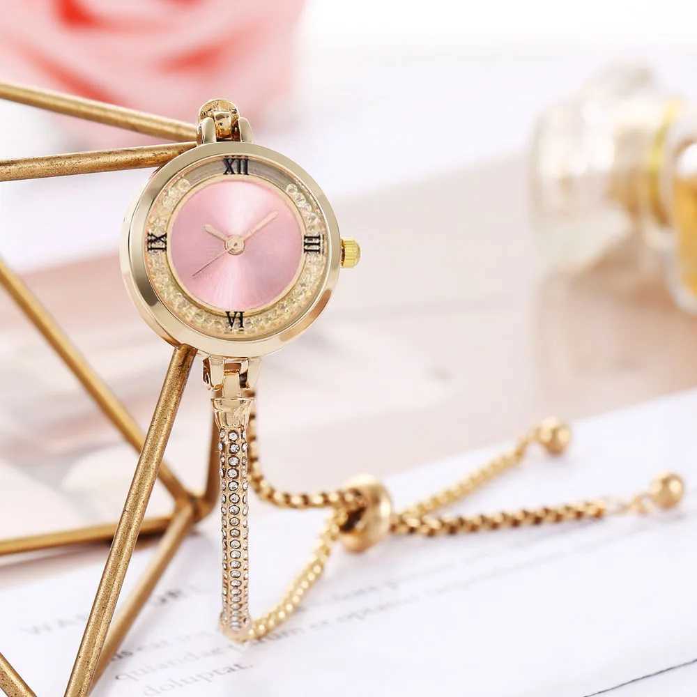 Fashion Womens Steel Belt Bracelet Watch Quartz Watch Luxury Small Dial Women Watches XJ250527