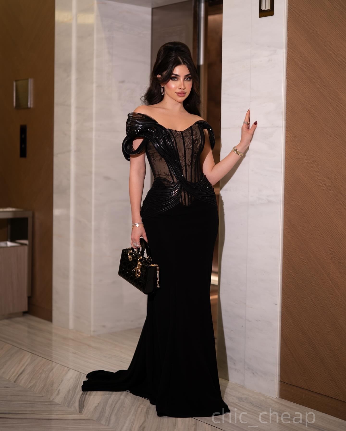 Mermaid Black Prom Dresses 2025 Beaded Satin Stylish Evening Formal Party Second Birthday Engagement Gowns Plus Size Dress For Special Occasions
