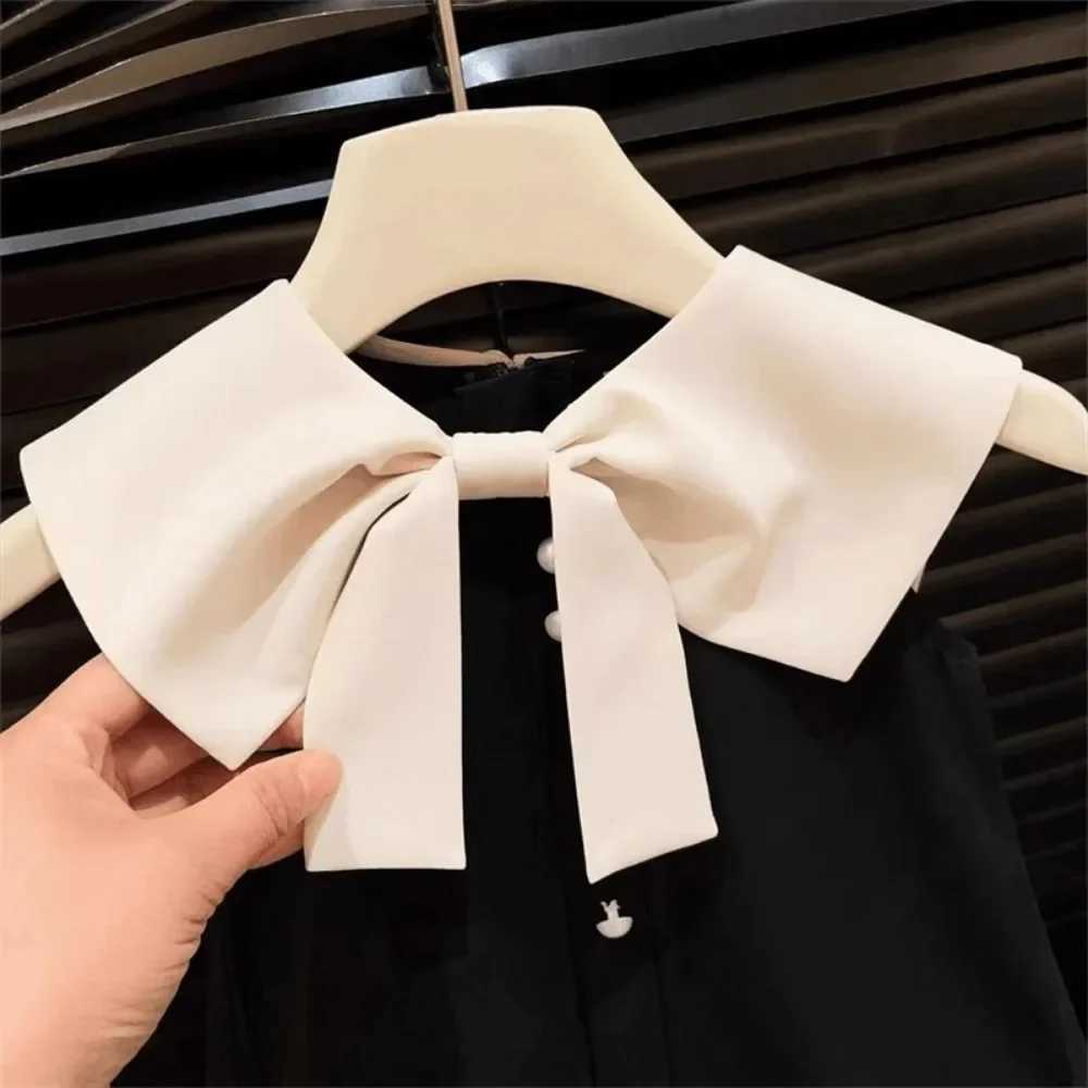 Korean Version Black Sleeveless Kids Clothes Summer New Bow Decoration Girls Dress Birthday Party Princess Dresses 2-7 Years Old X250528