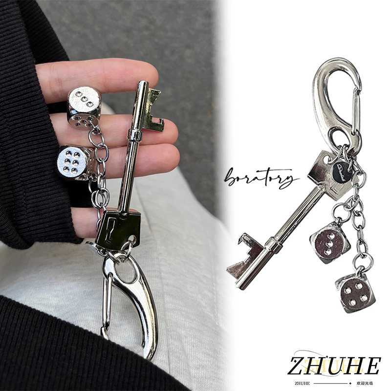 ZHUHE D Key Cyberpunk Style Jewelry Accessories For Wen Men Party Gifts X250528