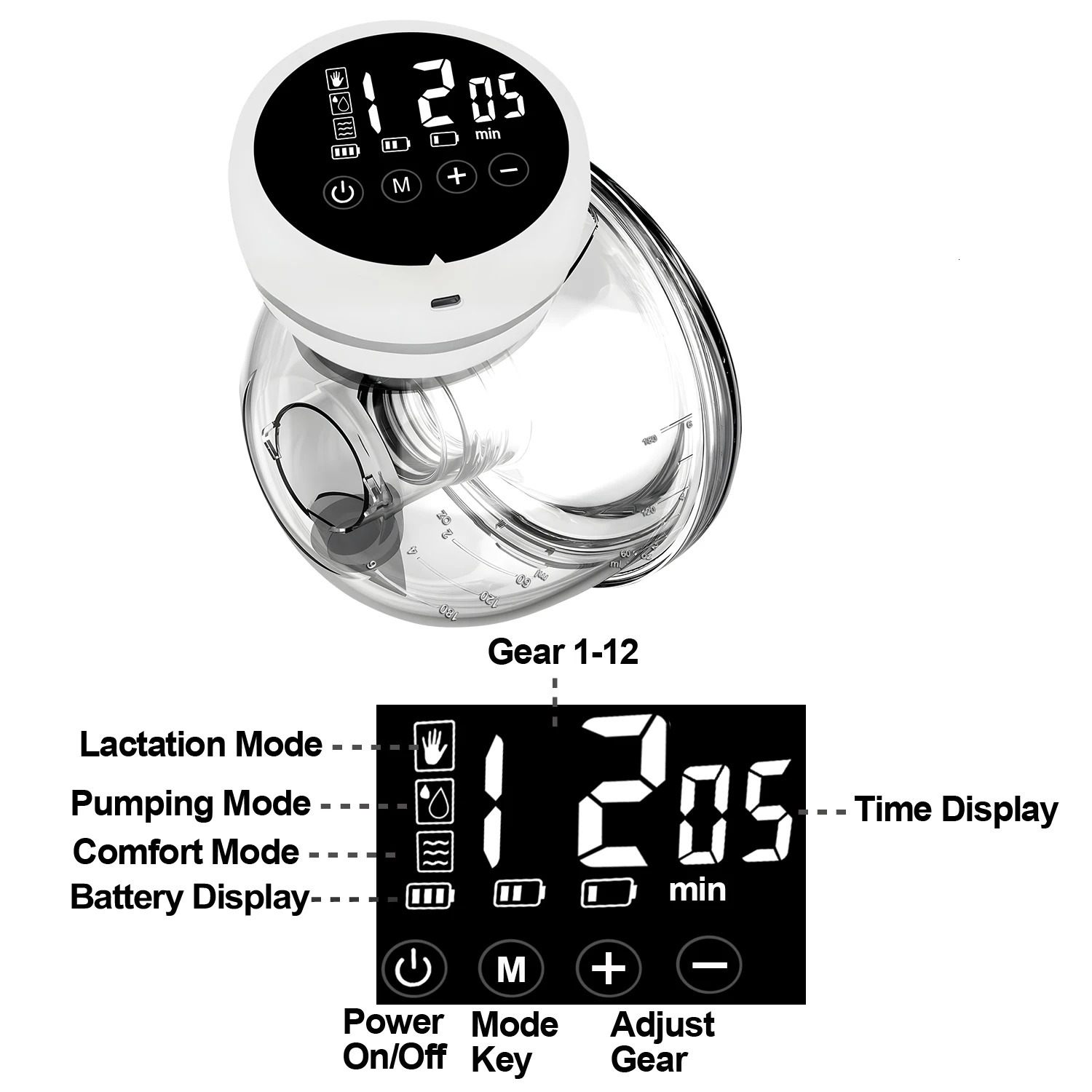 Electric Breast Pumps Portable Hands Free Wearable Pump Comfort Milk Extractor Collector 250528