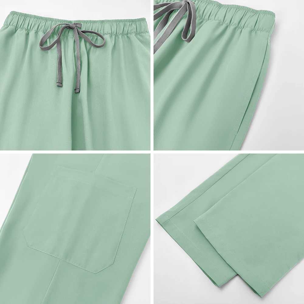 New Surgical Uniforms Woman Multicolour Scrub Top Straight Pants Set Nursing Articles Nurse Doctor Work Clothes Scrubs X250528