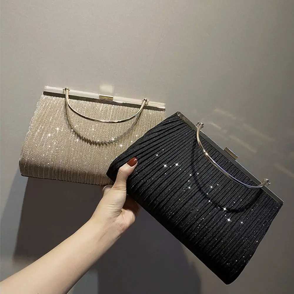 Hot Sale Luxury Moon Handbag Apricot Evening Clutch Bag Party Chain Shoulder Bag Female Sequin Wedding Purse Handbag for Women M250624