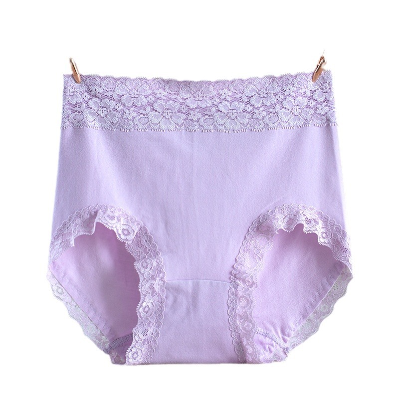 Explosive cotton high waist ladies underwear plus size comfortable hip cotton briefs