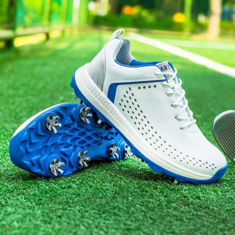 New Professional Golf Shoes Men Waterproof Luxury Golf Sneakers High Quality Non-Slip Walking Golf Footwears Spikes Sports Shoes M250528