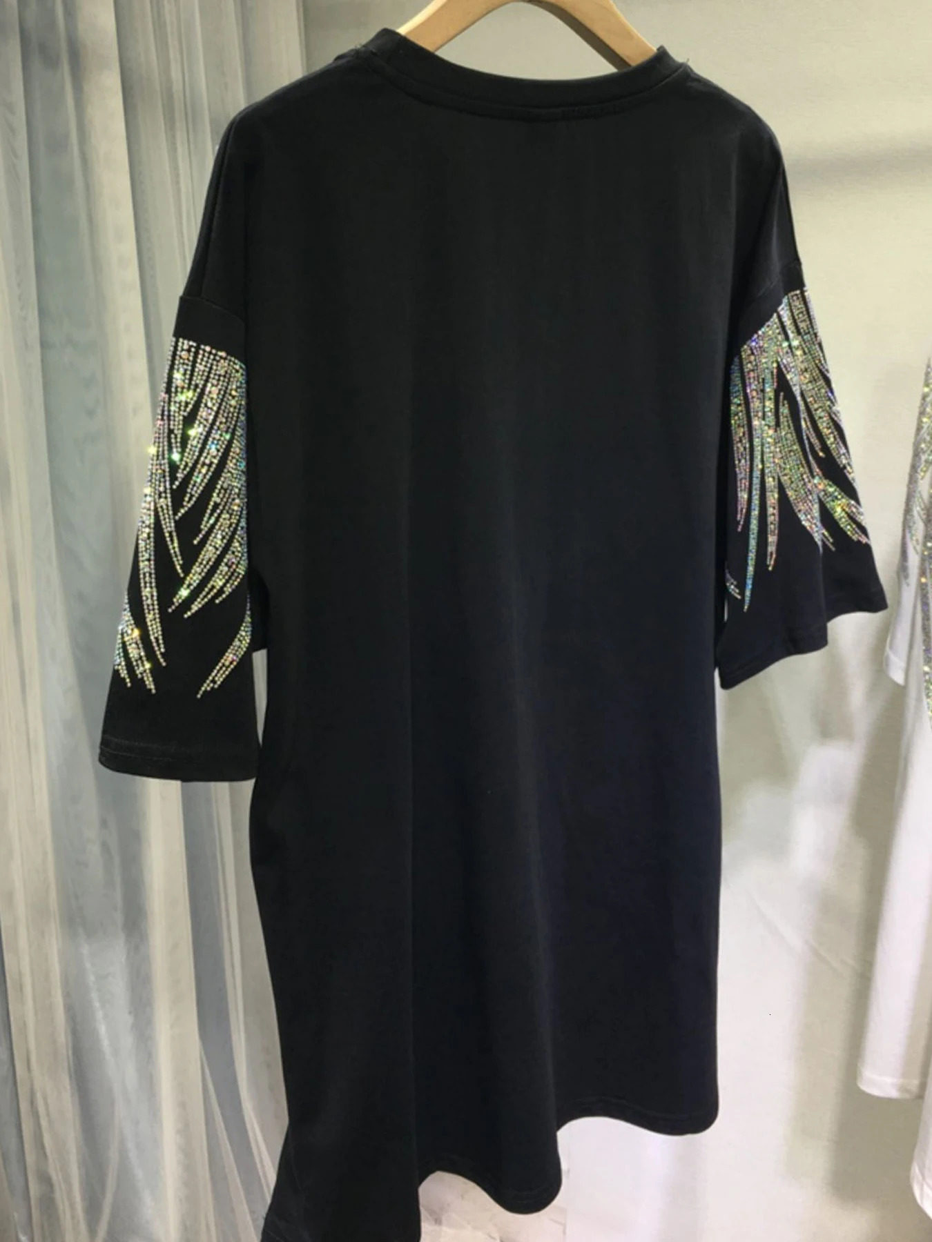 Plus Size Tops Short Sleeve Oversized Graphic Tees for Women Crew Neck s T Shirts Loose Fit Sparkling Casual Party 250519