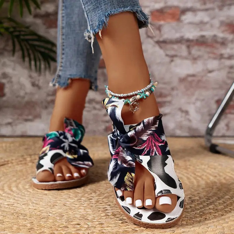 Women Sandals Orthopedic Wedge Heels Sandals Summer Fashion Buckle Shoes For Women Beach Flip Flops Zapatos De Mujer 43 250523