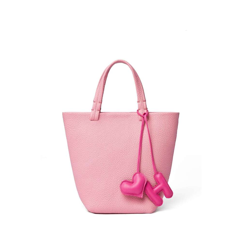 for Women New High-End Simple Handheld Bucket Versatile Genuine Leather Casual Tote Niche Shoulder Bag