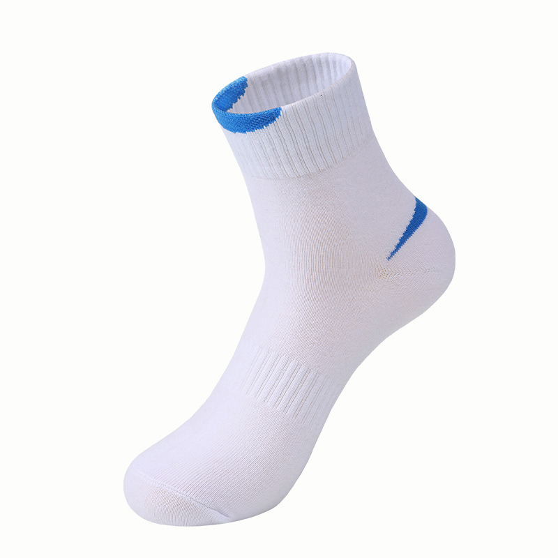 Men's Mid-Calf Solid Color Cotton Autumn Winter All-Season Sports Casual Long Socks