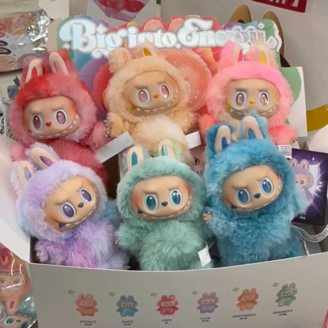 Genuine Labubu V3 Blind Box The Monsters Big Into Energy Series arons Labubu The Monsters Vinyl Plush Doll Surprise Gift X250528