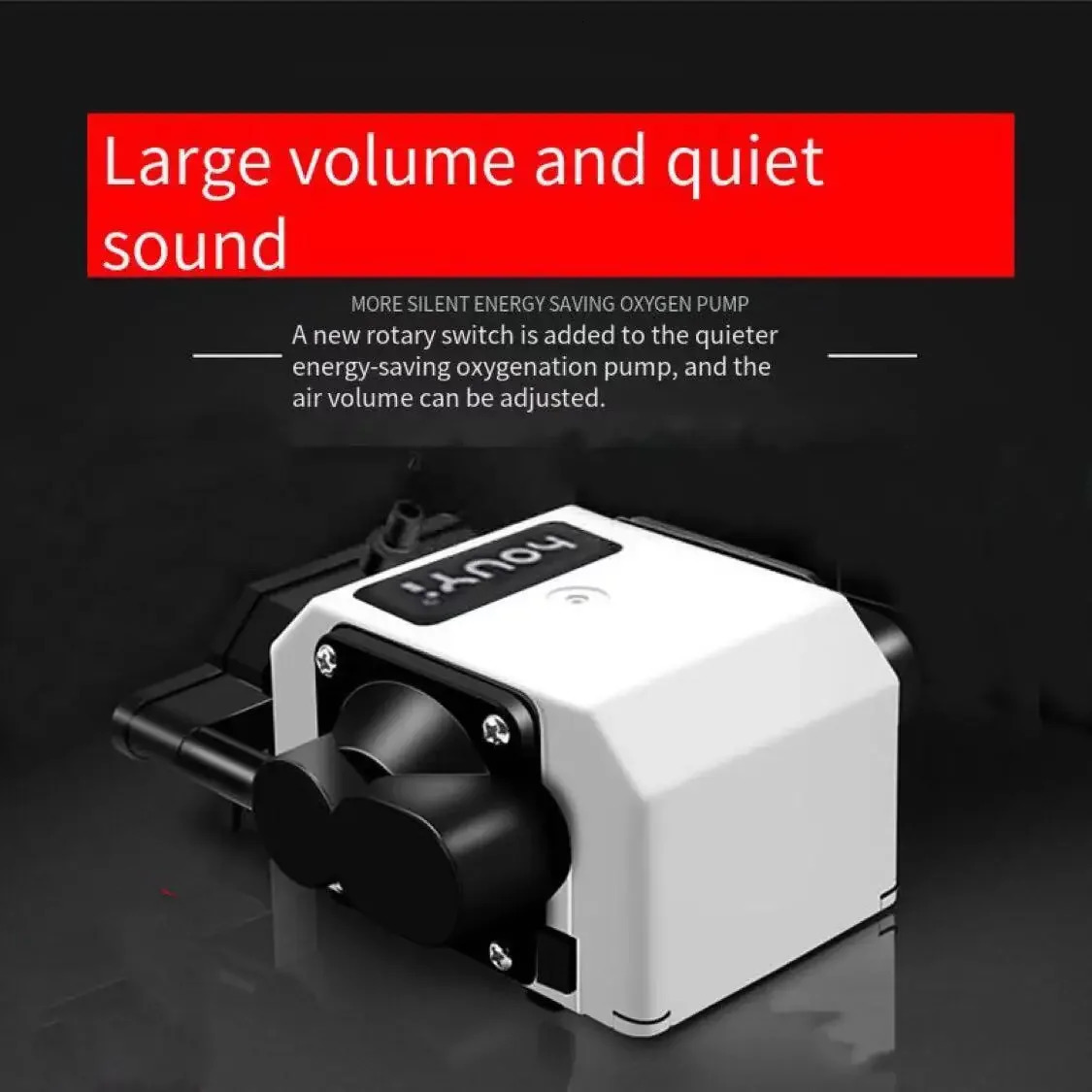 High-power fish tank oxygen pump ultra-quiet air compressor large volume air pump deep water special aquarium accessories220V25W 250604