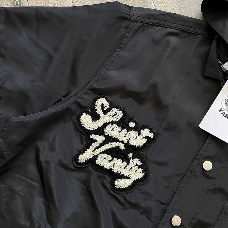 Saint Vanity Embroidered Short Slve Hooded Windbreaker - Casual Sporty Lightweight Jacket for Men WomenStrtwear Outerwear X250528