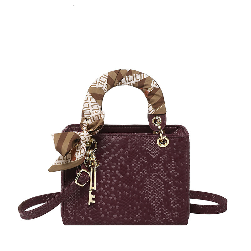 Luxury Brand Designer Bag 2025 New Snake Patterned Daifei High-End Single Shoulder Crossbody Bag, Light Luxury Fashion, Niche Trend Handbag For Women