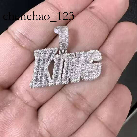 Custom VVS D Color 5.16CTW Men's King Moissanite Pendant Hip Hop Jewelry