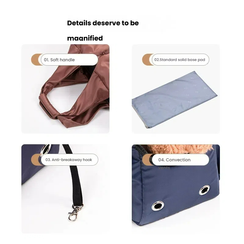 Spot anti-stress dog and cat bag design bag outing portable bag messenger bag pet bag large capacity cat backpack dog bag outing
