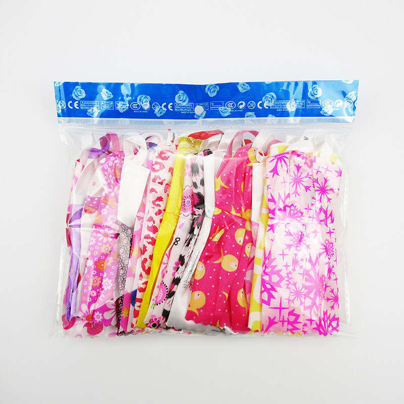 29cm 11inch Accessories Doll Clothes Princess Suspender Dress Short Skirt 10 Pieces Bagged