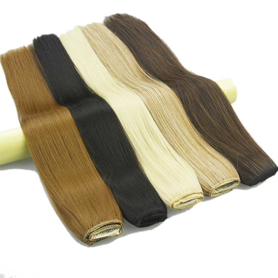 LeeWin Single Color 20" 5 Clips/pc 3/4 Full Head Curly Wave Clip on Synthetic Hair Extensions Hair Pieces for Women