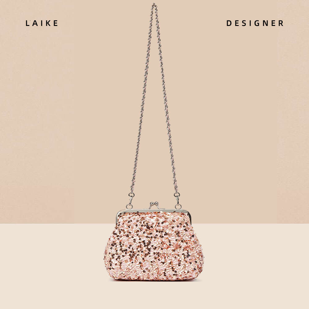 2024 New Women's Pearl Handbag Sequin Fashion Shoulder Shell Party Crossbody Evening Bag