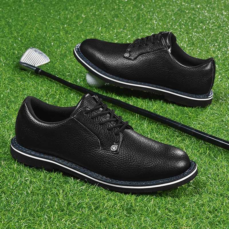 Golf Shoes For Men New White Professional Waterproof Non-slip Spikeless Outdoor Leisure Walking Training Golfer Sneakers M250528