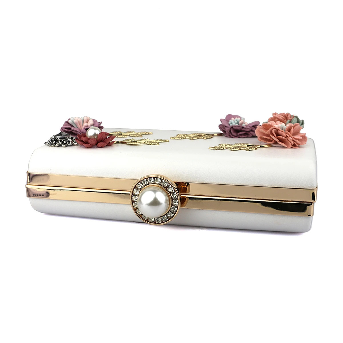 Fashionable Stereo Flower Hand-Held Banquet Evening Bag Sweet Lady Wedding Bride Bag Bridesmaid Bag Party Dress Bag 250526
