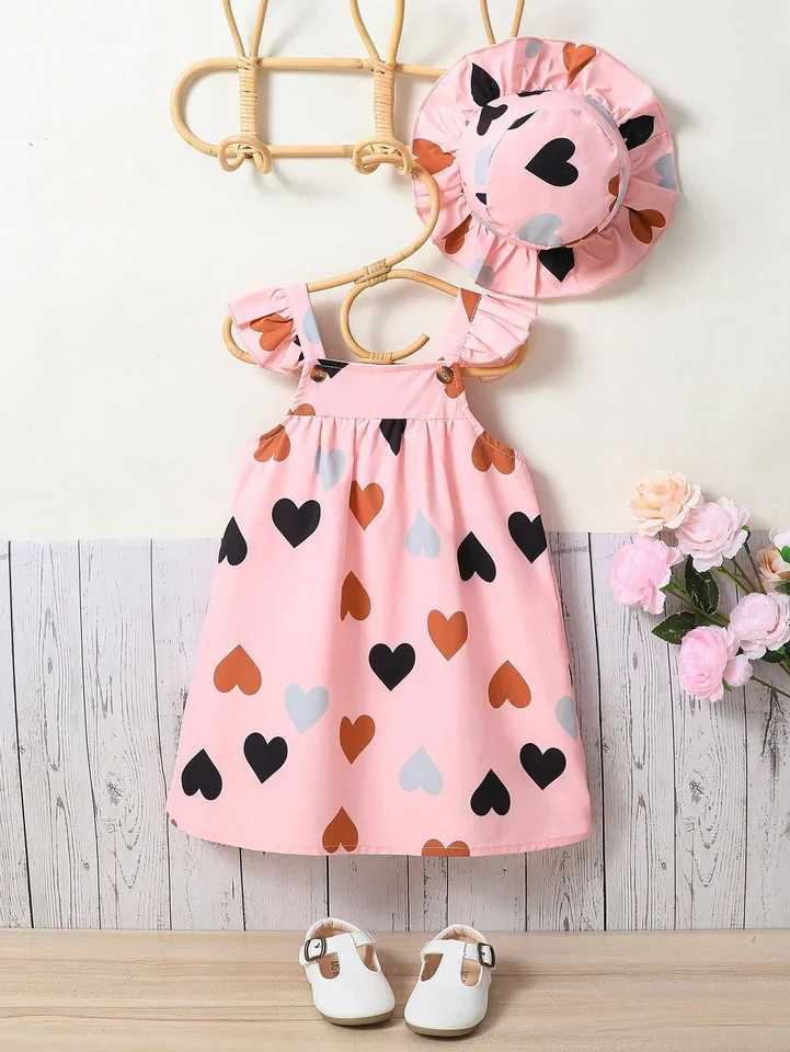Girls Summer 2025 New Sleeveless Princess Dress with Strap and Hood - Elegant X250528