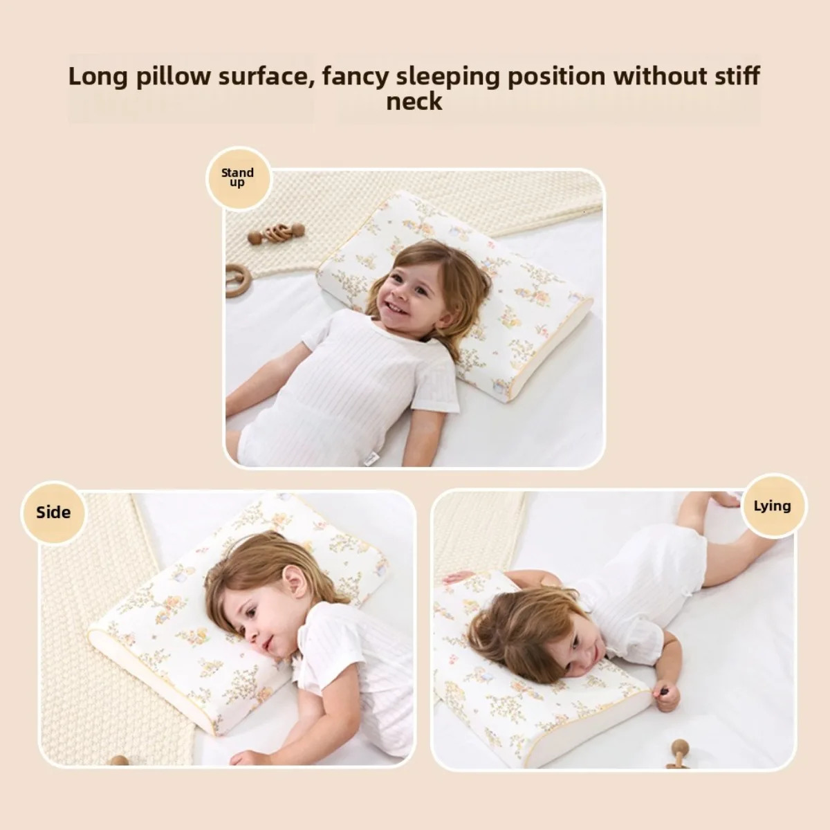 Mother Kids Pillow Baby Memory Foam Children Pillows Breathable Slow Rebound Head Support Baby Stuff Nursing Pillow Bebe Bedding 250527
