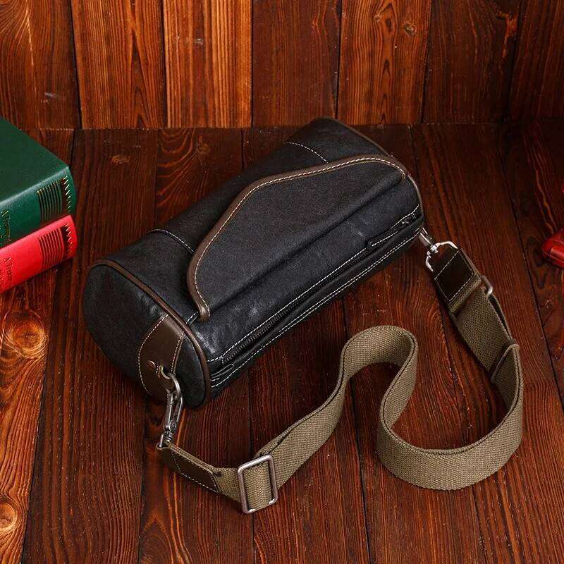 Designer Bag Wmnuo Brand Shoulder Men Korean Leather Genuine Cowhide Messenger Bags For Man Commuter Horizontal Pillow Sling Bag Male