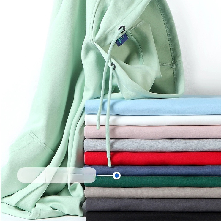 Casual Mens Unisex Cotton Sweatshirt with Drawstring Cap Stylish Choice in a Range of Tones