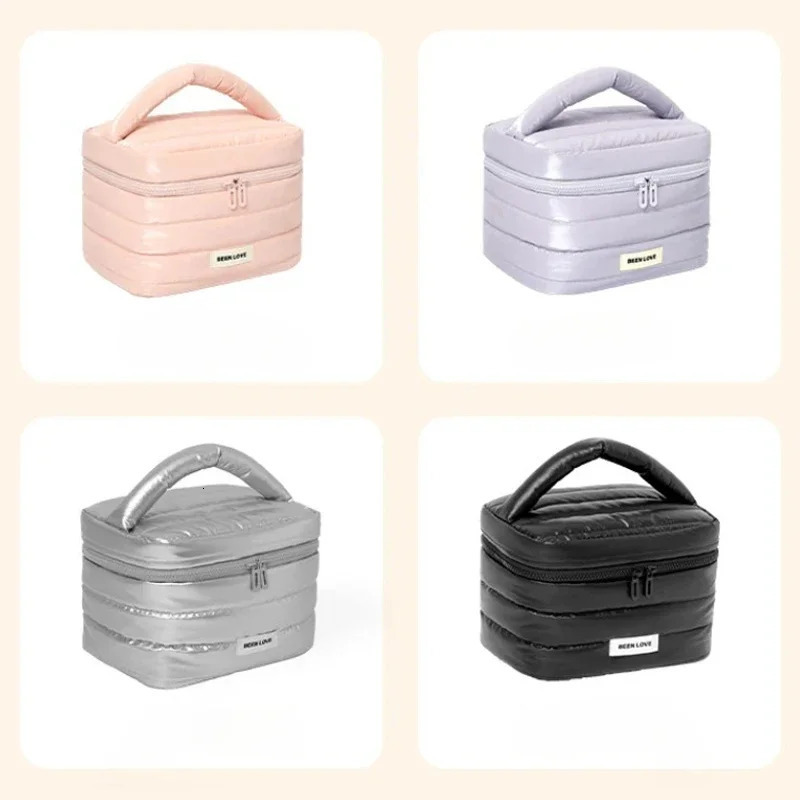 Valentines Gift Day Makeup Bags Womens Large Capacity Portable Cosmetics Skin Care Storage Travel Toiletry Bag 250527
