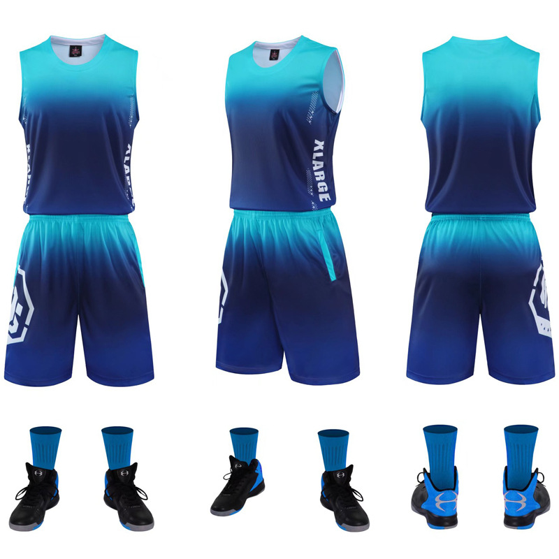 Teen Boys Basketball Jersey Set - Custom Sports Vests & Training Uniforms