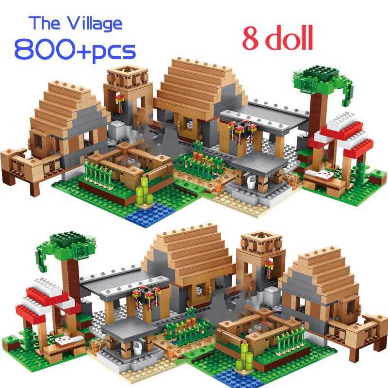 Creative DIY Game The Farm Cottage Village House Building Blocks Compatible 21128 Bricks Toys Birthday Gift Z250528
