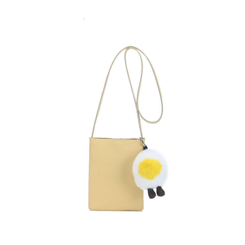 Phone Handheld High-End Genuine Leather Crossbody Small Korean Fashion Top Layer Cowhide Women's Handbag Shoulder Bag